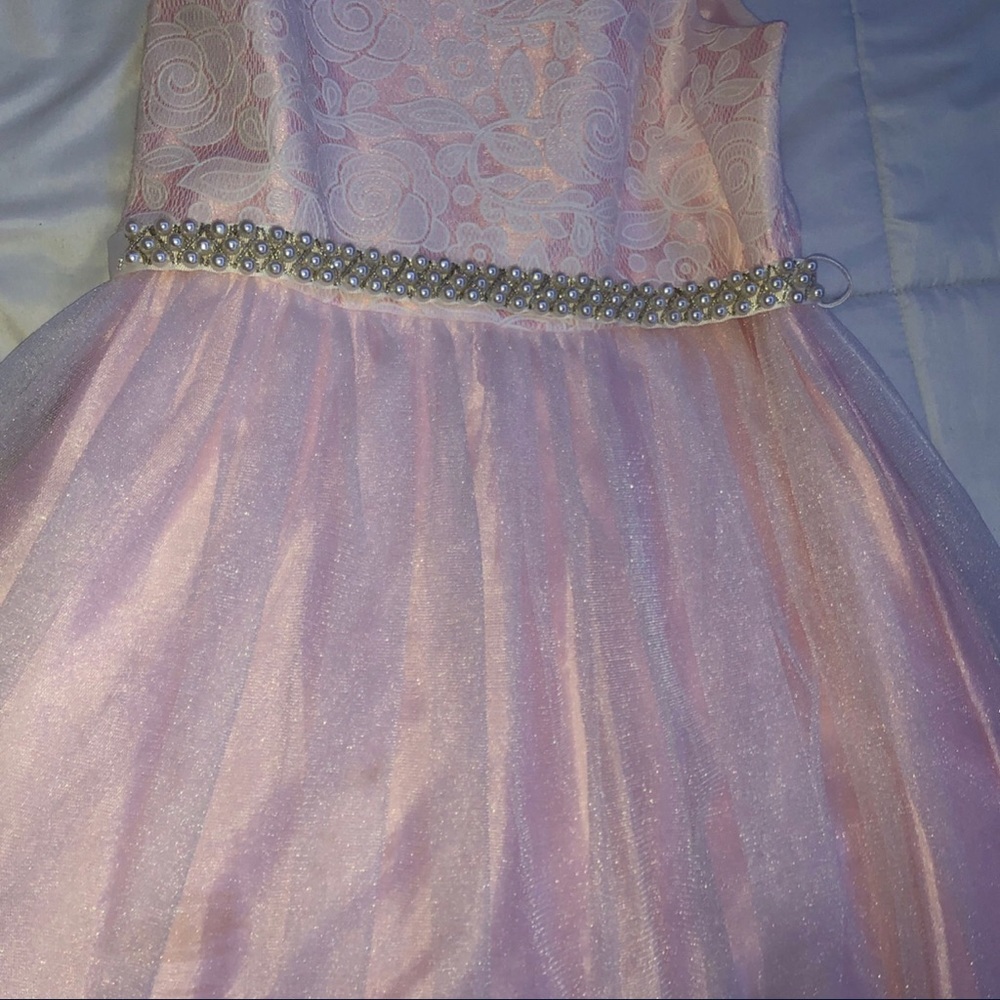 Light pink floral dress